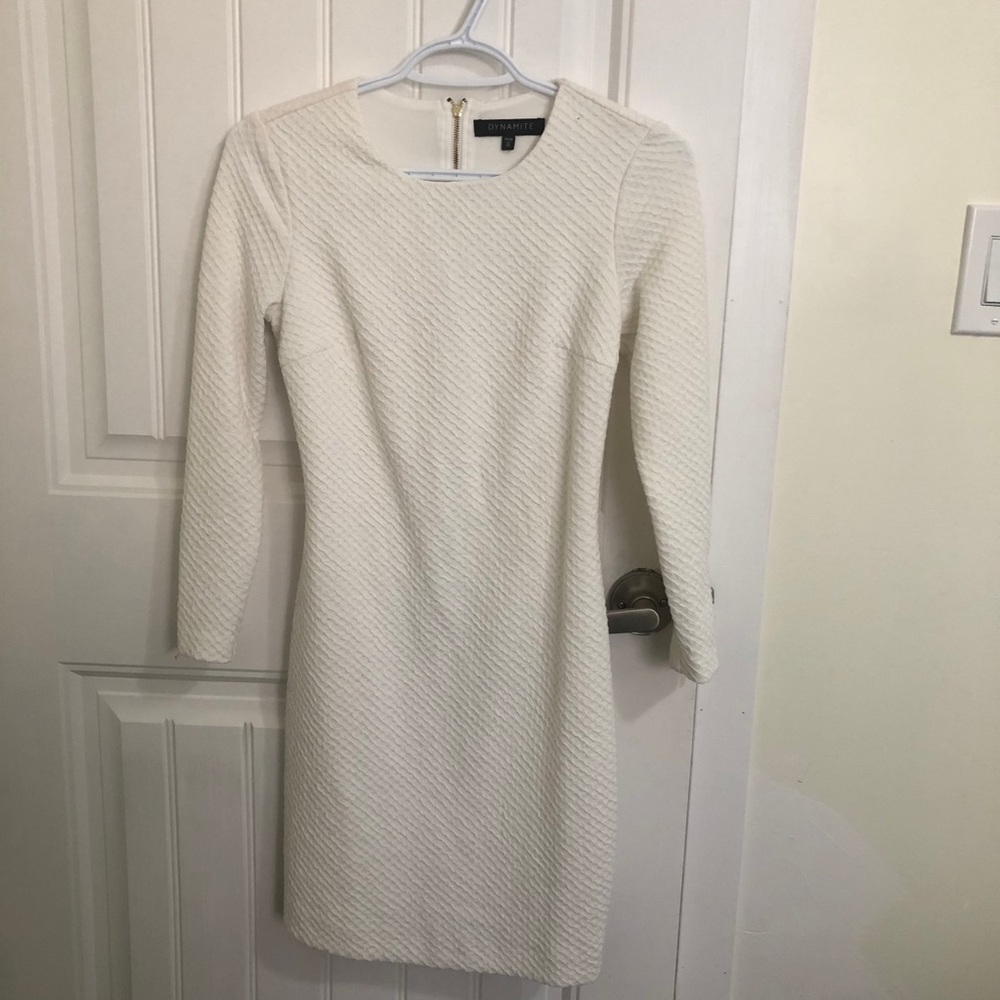 Classy Textured Winter Dress